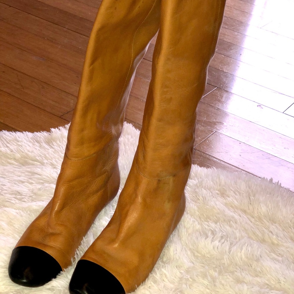 LOEFFEL RANDOLPH STUNNING LEATHER BOOTS! - Picture 6 of 8